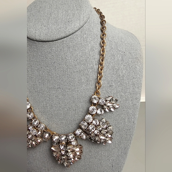 [J. Crew] Crystal Bib Statement Necklace - Picture 5 of 16